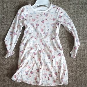 Wonder Nation Cupcake Print Nightgown - Pink and Blue